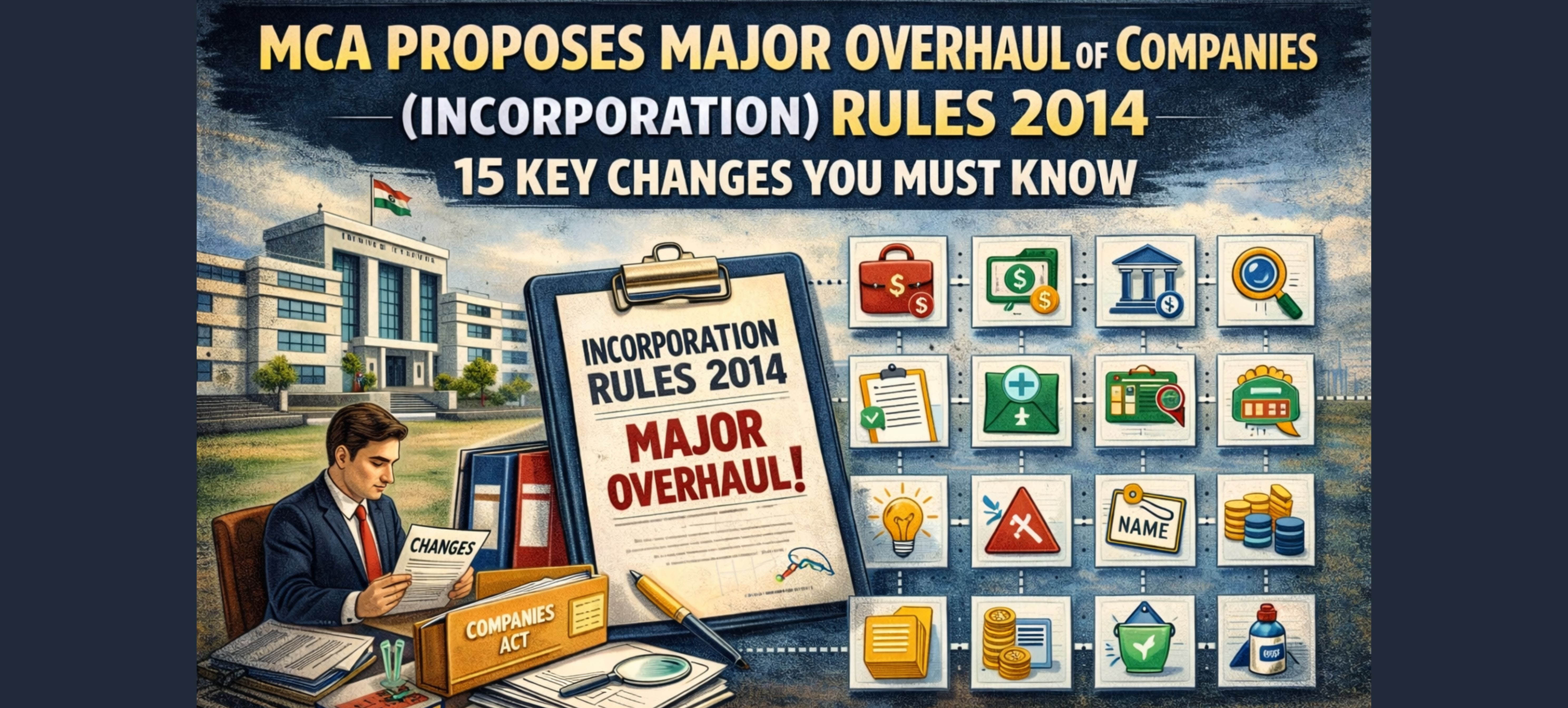 MCA Proposes Major Overhaul of Companies (Incorporation) Rules 2014 — 15 Key Changes You Must Know