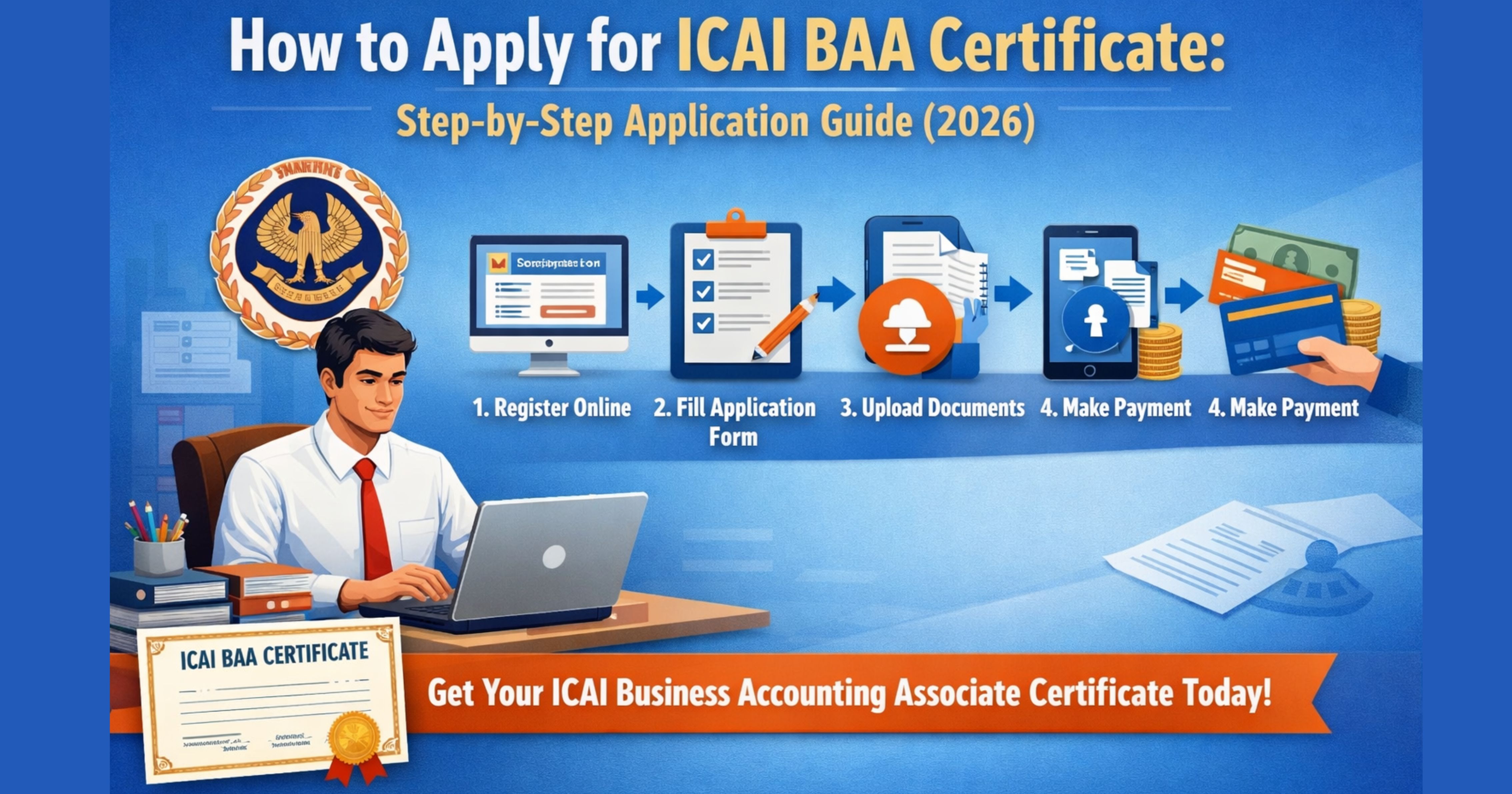How to Apply for ICAI BAA Certificate: Step-by-Step Application Guide (2026)